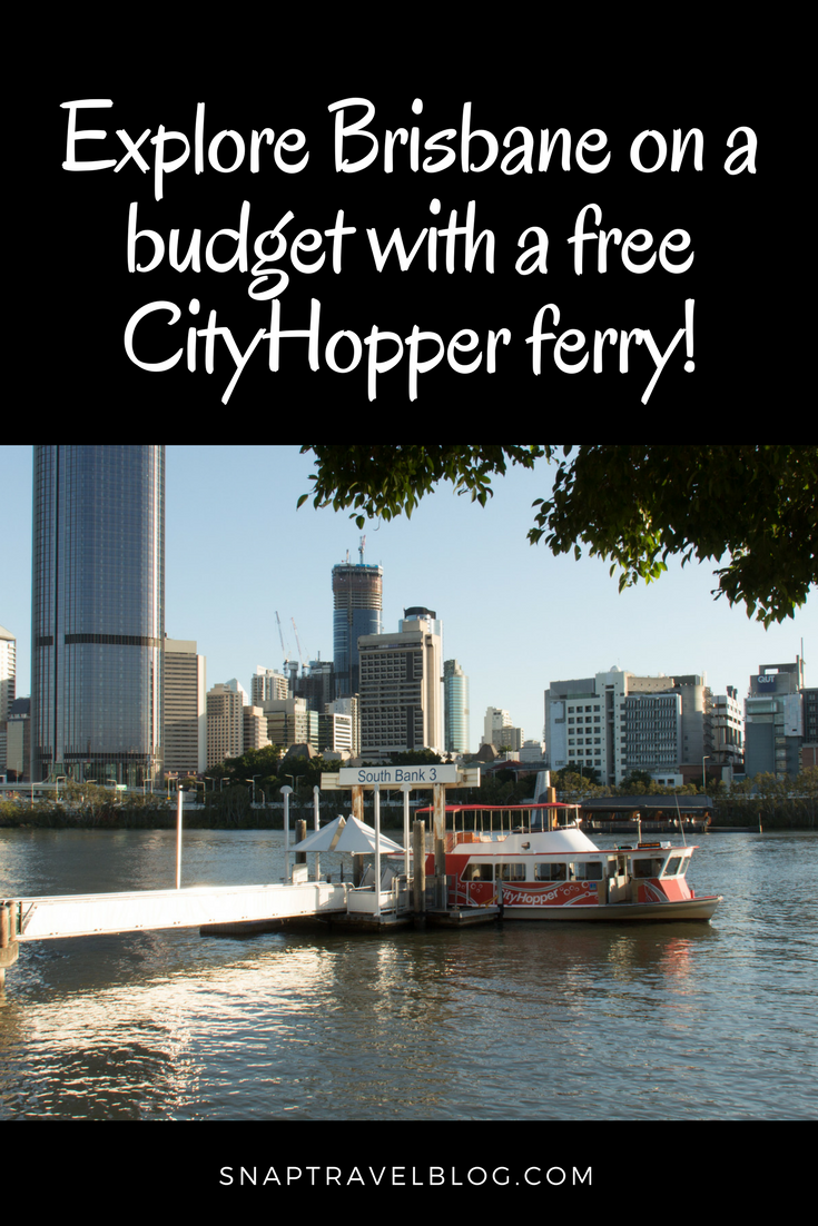Explore Brisbane on a budget with a free City Hopper Ferry. Travel Tips for your Brisbane Holiday.