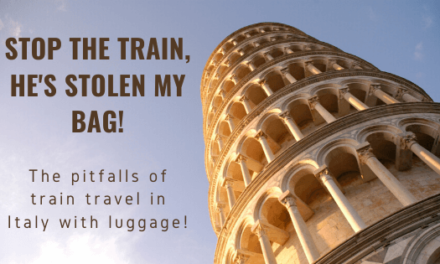 Stop the train, he’s stolen my bag: The pitfalls of train travel in Italy with luggage!