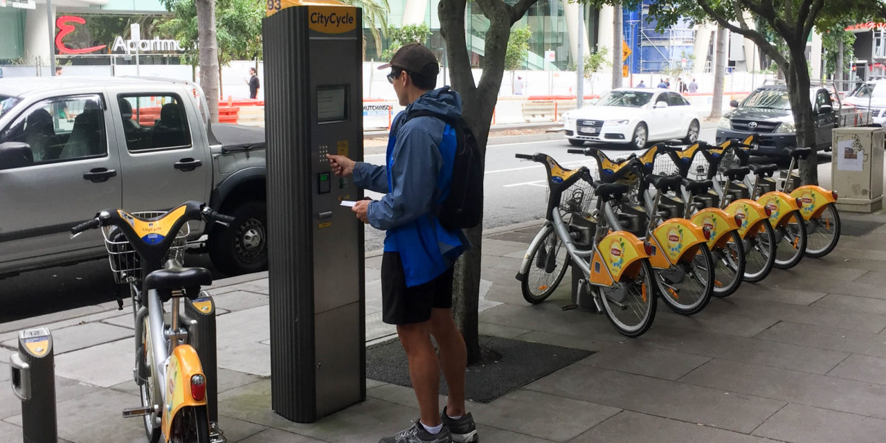 How to hire a Brisbane CityCycle